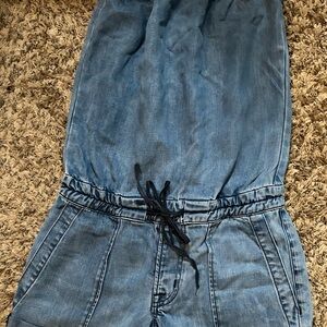 Hudson Jeans Light Blue Denim Women's Sleeveless Jumper